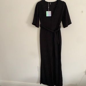 Brand new Missguided Black jumpsuit!